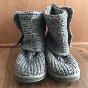 GREY KNIT UGG BOOTS💕